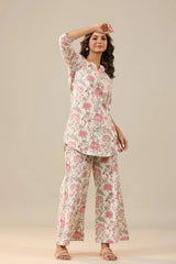 Relaxed Cotton Couture Co-Ord Set