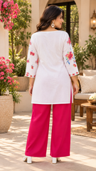 Women’s Stylish Printed Red Co-ord Set