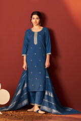 Rama Royale Embroidered Kurta Set