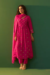 Blush Royale Printed Anarkali Kurta Set