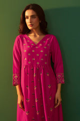 Blush Royale Printed Anarkali Kurta Set