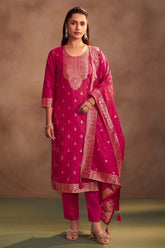 Rani Royale Jacquard Kurta Set