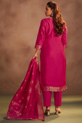 Rani Royale Jacquard Kurta Set