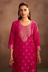 Rani Royale Jacquard Kurta Set