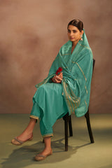 Pista Royale Embroidered Kurta Set