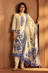 Ivory Royale Jacquard Kurta Set