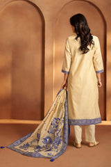 Ivory Royale Jacquard Kurta Set