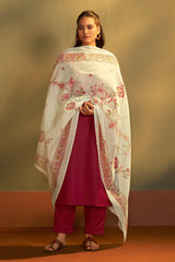 Terracotta Royale Chanderi Kurta Set