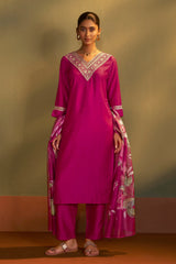 Blush Royale Embroidered Kurta Set