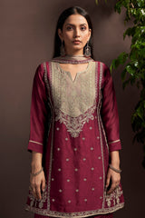Noor Mahal Silk Blend Kurta Ensemble