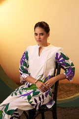 Ivory Heritage Printed Cotton Co-Ord Set