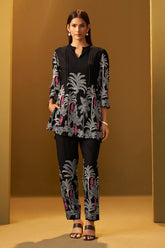 Midnight Muse Printed Rayon Co-Ord Set