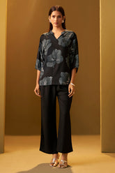 Midnight Noir Rayon Co-Ord Set