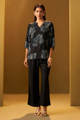Midnight Noir Rayon Co-Ord Set