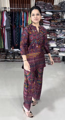 Stylish Purple Co-Ord Set for Everyday and Festive Wear