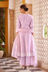 Royal Amethyst Anarkali Kurta Set