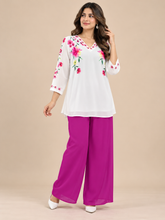 Women’s Stylish Printed Purple Co-ord Set