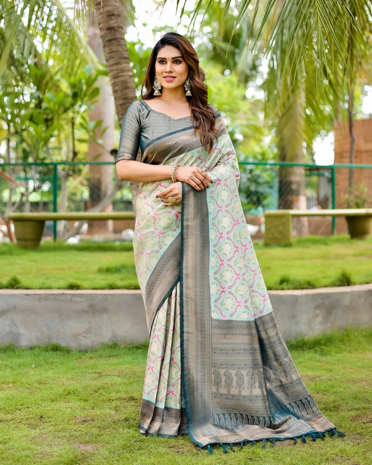 Gorgeous Traditional Kanjivaram Green Sarees For Special Occasion