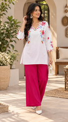 Women’s Stylish Printed Red Co-ord Set