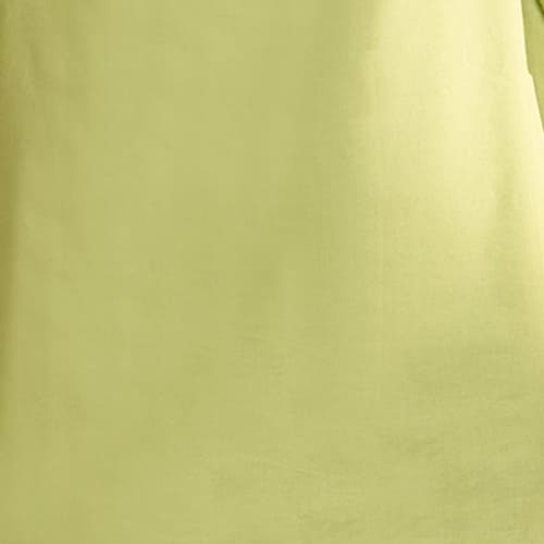 Lemon Green Scalloped Hem Summer Two-Piece Set