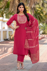 Rose Noor Embroidered Kurta SeT