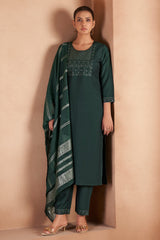 Emerald Royale Sequined Kurta Set