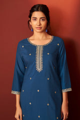 Rama Royale Embroidered Kurta Set
