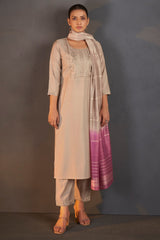 Ivory Royale Sequined Kurta Set