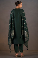 Emerald Royale Sequined Kurta Set
