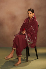 Terracotta Royale Embroidered Kurta Set