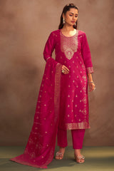 Rani Royale Jacquard Kurta Set