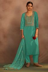 Pista Royale Embroidered Kurta Set