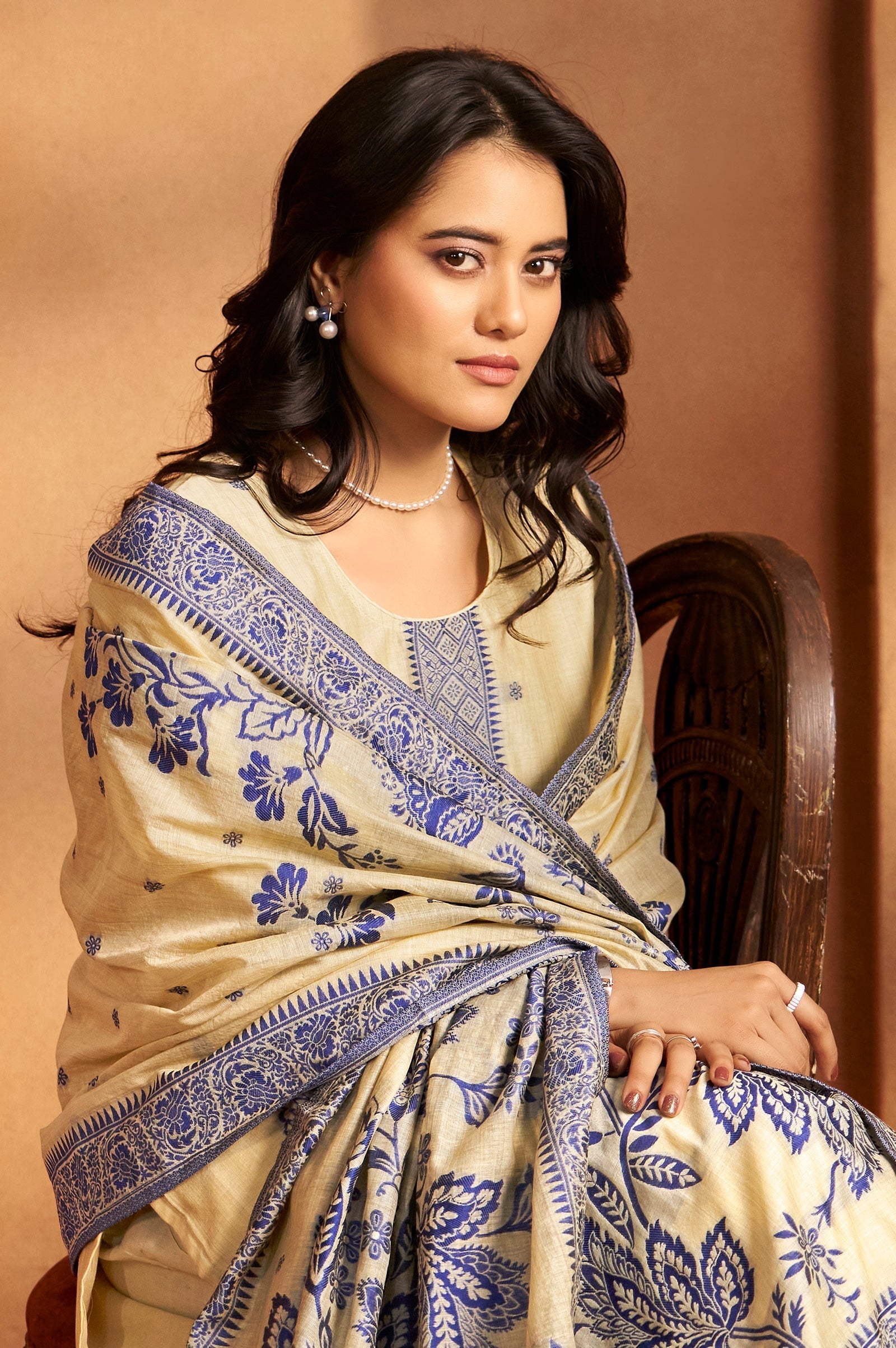 Ivory Royale Jacquard Kurta Set