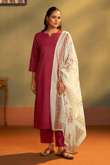 Terracotta Royale Chanderi Kurta Set