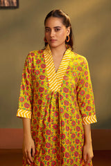 Sunheri Bloom Printed Kurta Set