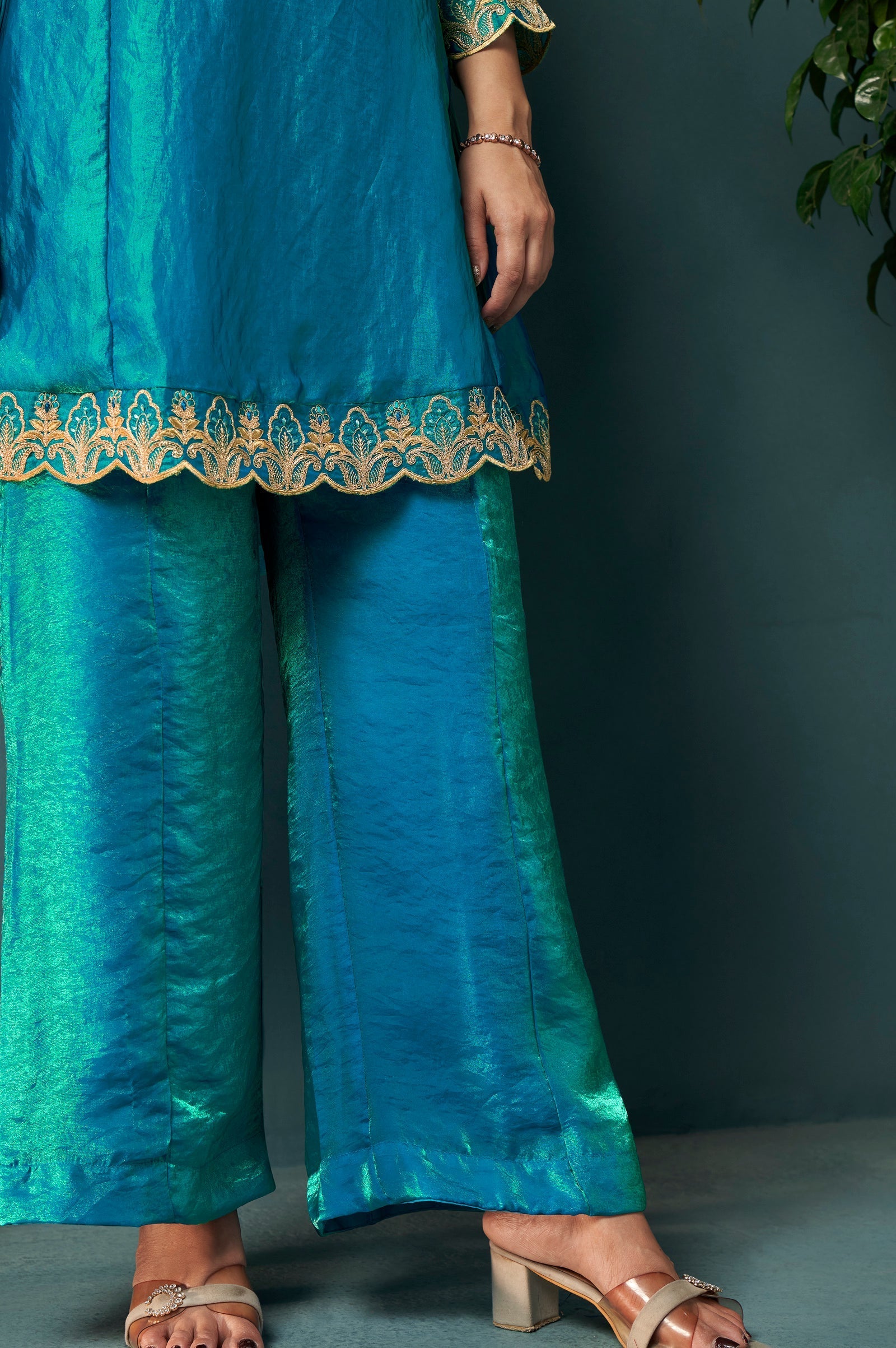 Ruhani Silk Blend Sharara