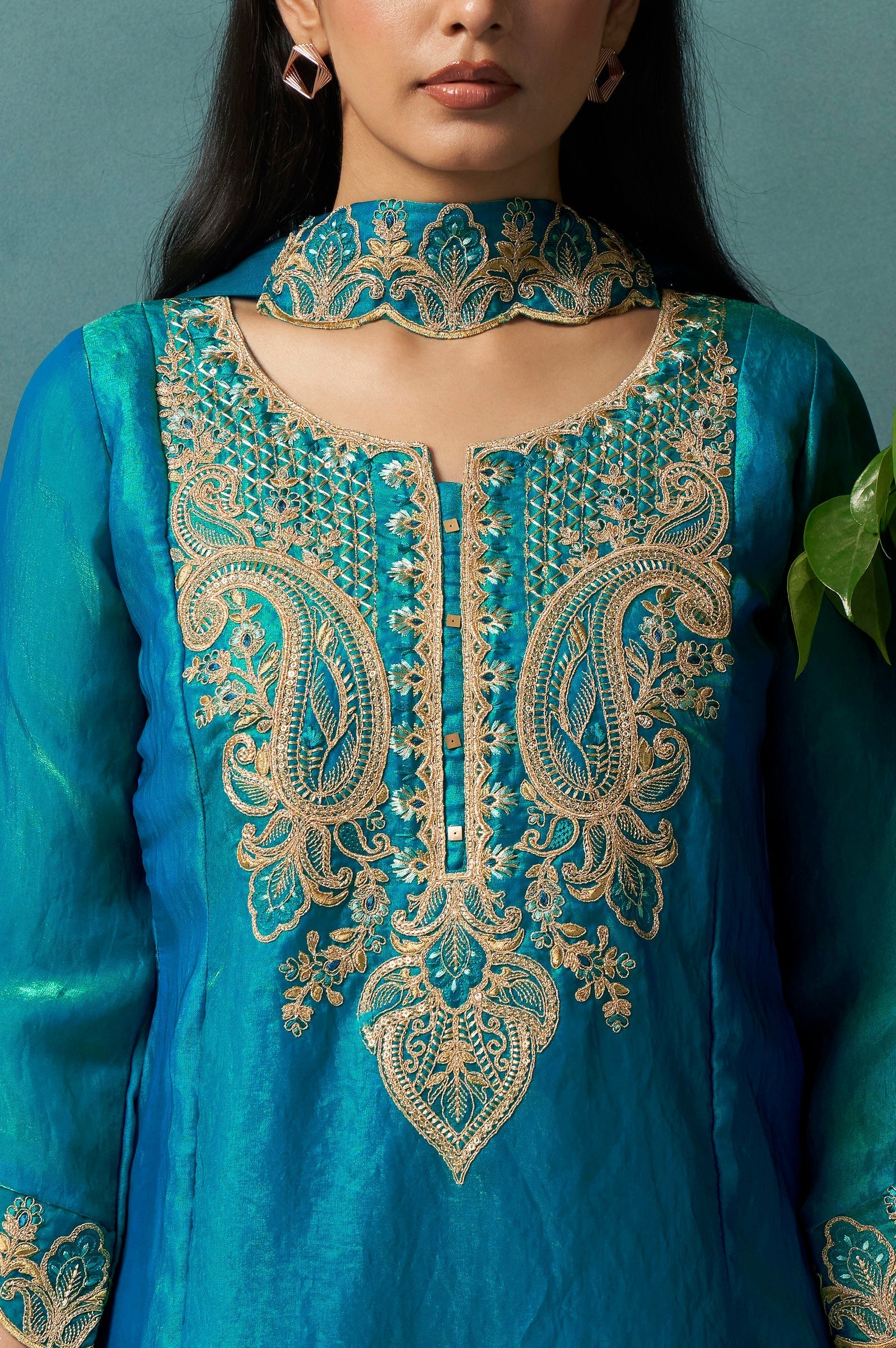 Ruhani Silk Blend Sharara