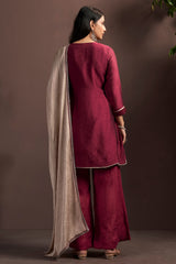 Noor Mahal Silk Blend Kurta Ensemble