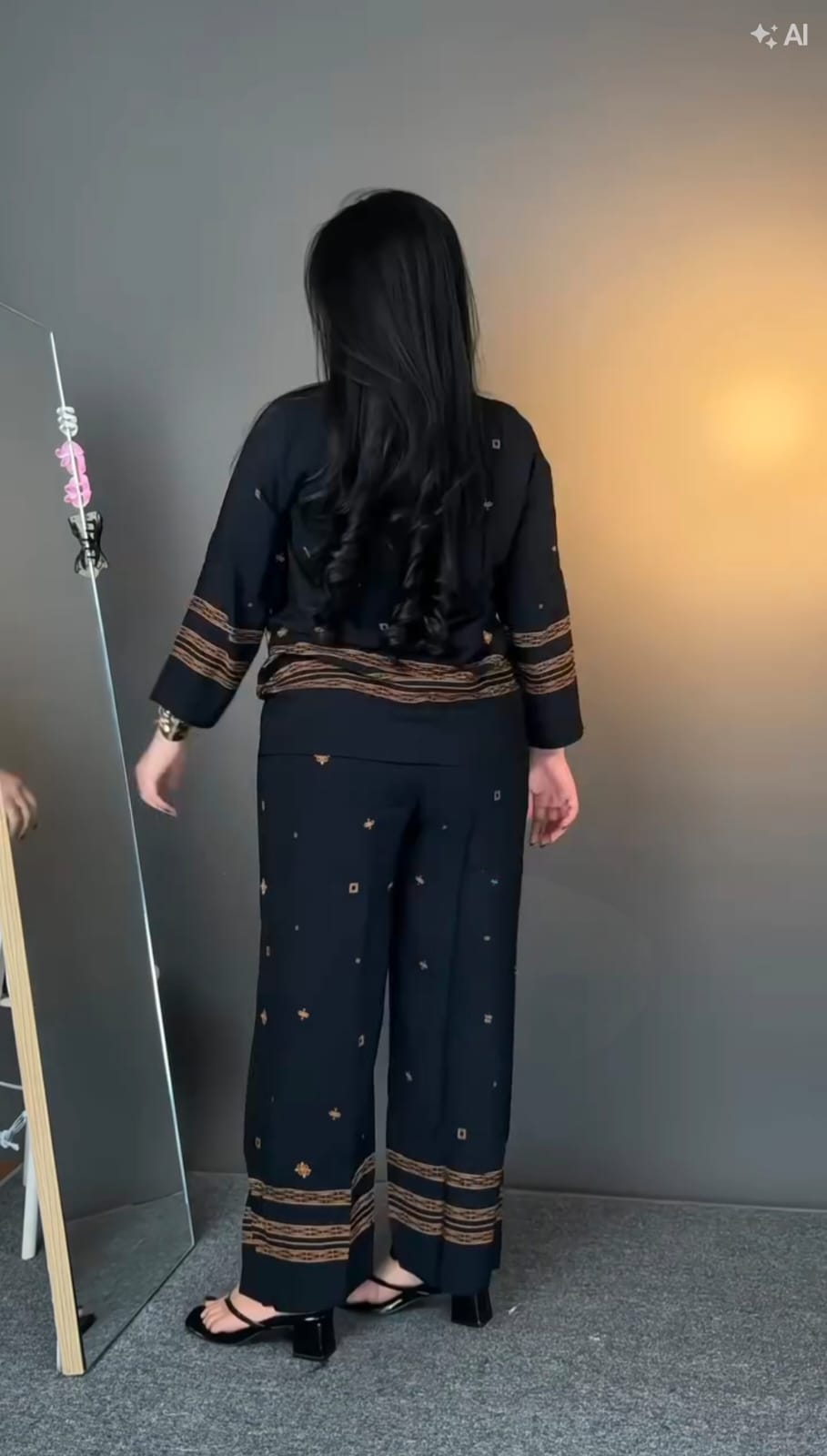 The Premium Pure Viscose Tunic & Wide-Leg Trouser Set