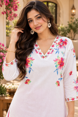 Women’s Stylish Printed Red Co-ord Set