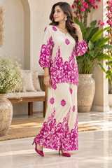 Women Stylish Pink Printed Co-ord Set
