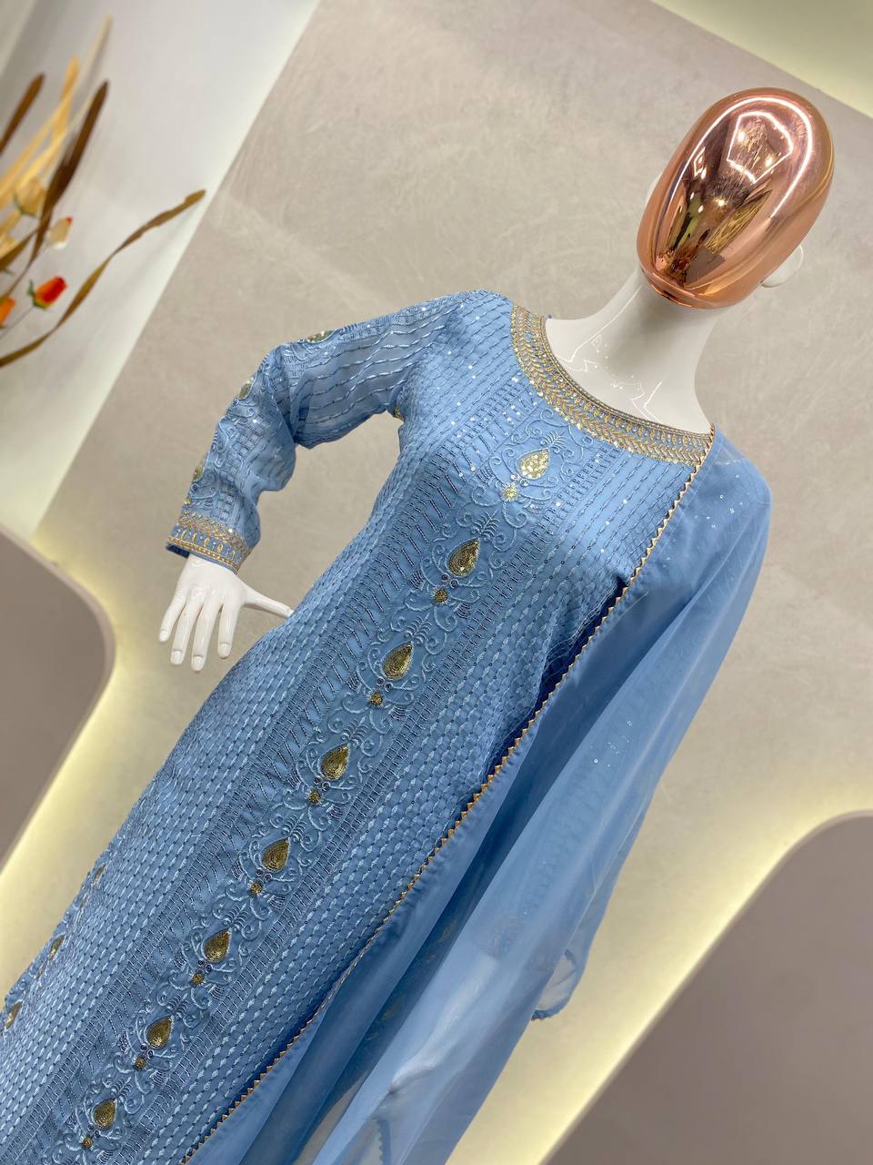 Stylish Designer Salwar Suit With Dupatta