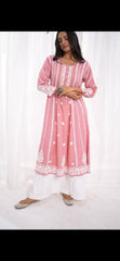 Pink Flair Kurta With Plazzo Set