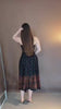 Women's Elegant Viscose Fit & Flare Midi Dress - Bohemian Geometric Print