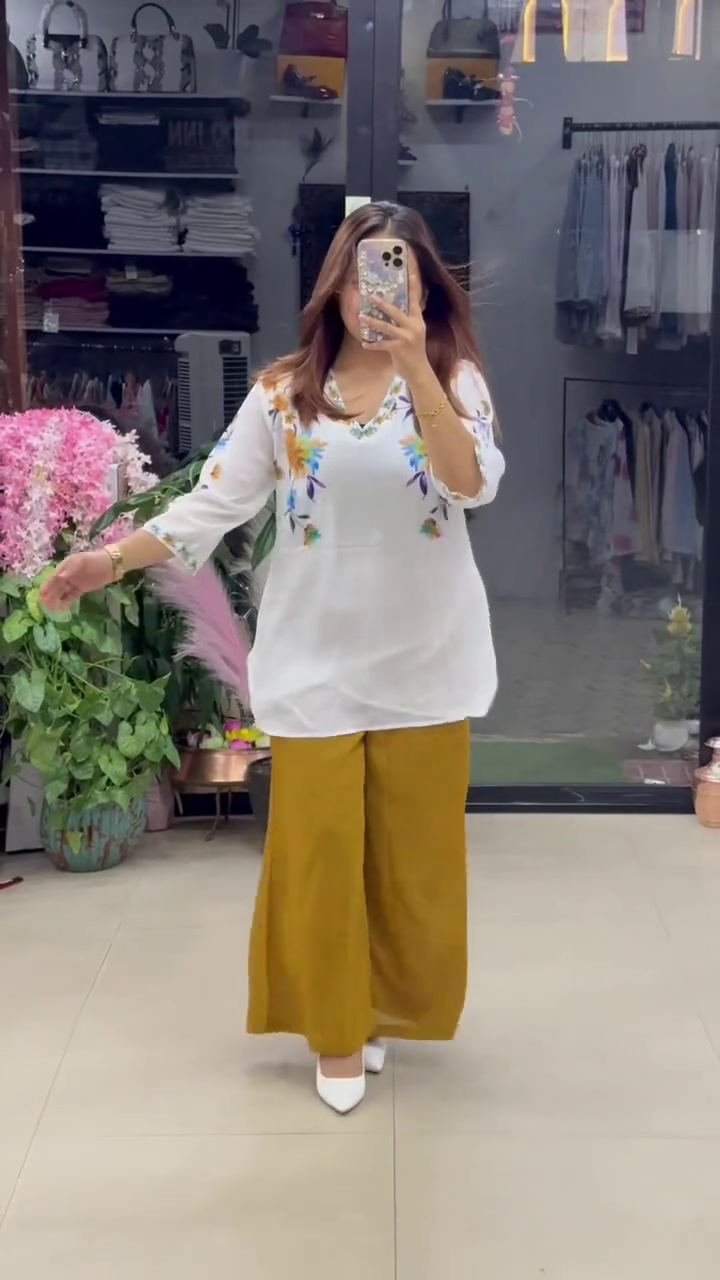 Women’s Stylish Printed Yellow Co-ord Set